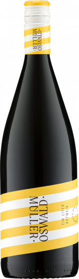 Ein Liter Rotwein feinherb Bio 1,0 L - Weingut Oswald