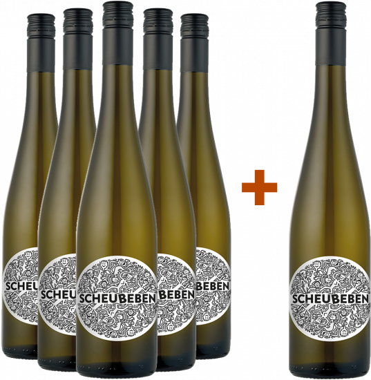 5+1 Paket Scheubeben feinherb - Wein & Spirituosen Manufaktur Frick