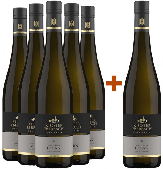 5+1 Paket Rauenthaler Gehrn Riesling Crescentia VDP.Erste Lage - Kloster Eberbach