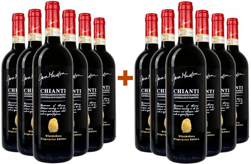 6+6 Paket Opera Maestra Chianti DOCG - StraItalian Winemakers