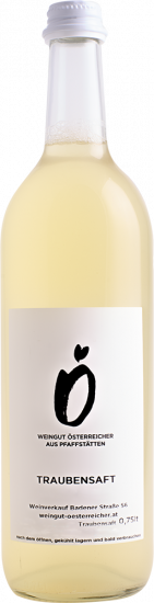 2025 Weisser Traubensaft vom Gr. Veltliner - Weingut Österreicher