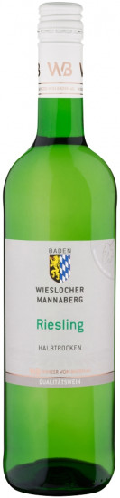 2021 Riesling Wieslocher Mannaberg halbtrocken - Winzer von Baden