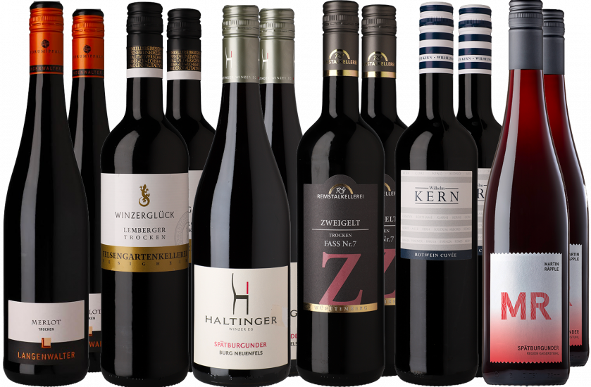 Großes Rotwein Entdecker-Paket 