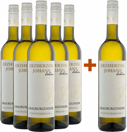 5+1 Paket Grauburgunder Vinothek - Erzherzog Johann Weine