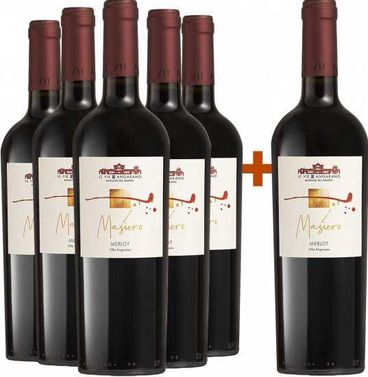 5+1 Paket Masiero Riserva Breganze DOC BIO Bio - Le Vie Angarano