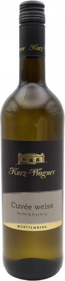 2024 Cuvée weiss feinherb - Weingut Kurz-Wagner