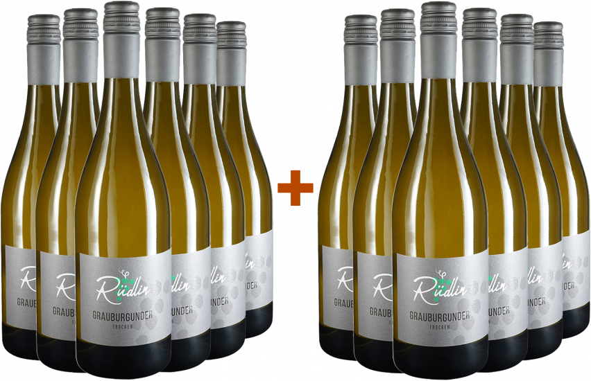 6+6 Paket 2022 Grauburgunder , FundamenT trocken - Wein- und Obsthof Rüdlin