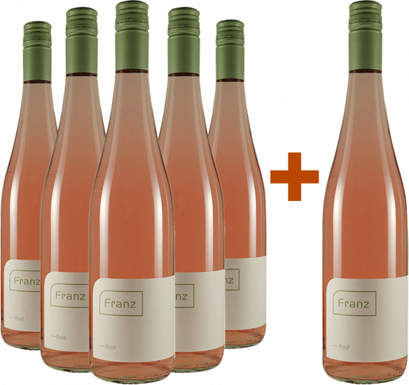 5+1 Paket Rosé trocken Bio - Weingut Franz