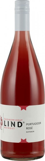 2021 Portugieser Rosé | Gutswein lieblich Bio 1,0 L - Weingut Ökonomierat Lind