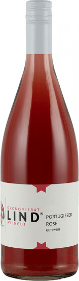 2023 Portugieser Rosé | Gutswein feinherb Bio 1,0 L - Weingut Ökonomierat Lind