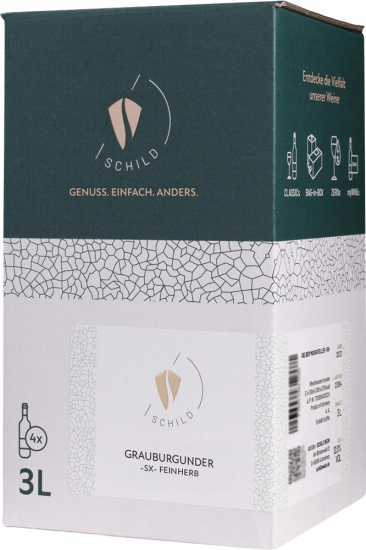 2025 GRAUBURGUNDER -SX- feinherb 3,0 L - SCHILD.WEIN