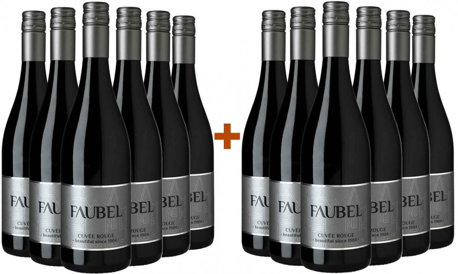 6+6 Paket Beautiful Since 1904 Cuvée Rouge trocken - Weingut Faubel