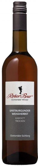 2024 Blauer Spätburgunder Weißherbst Spätburgunder Weissherbst Kabinett trocken - Roter Bur Glottertäler Winzer