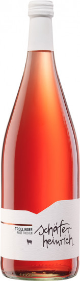 2025 Trollinger Rosé trocken Bio 1,0 L - Ökologisches Weingut Schäfer-Heinrich