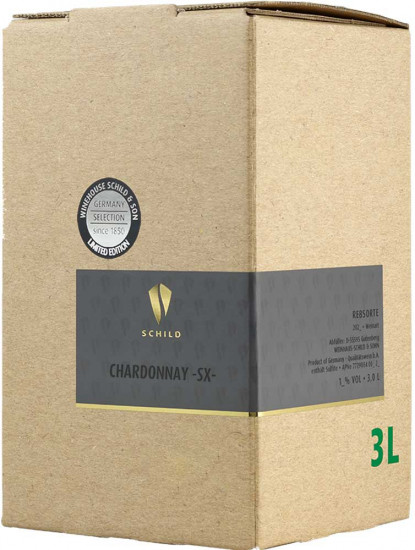 2020 Chardonnay -SX- Bag-in-Box (BiB) trocken 3,0 L - Schild & Sohn