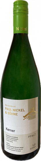 2023 Kerner halbtrocken 1,0 L - Weinkellerei Paul Nickel & Söhne