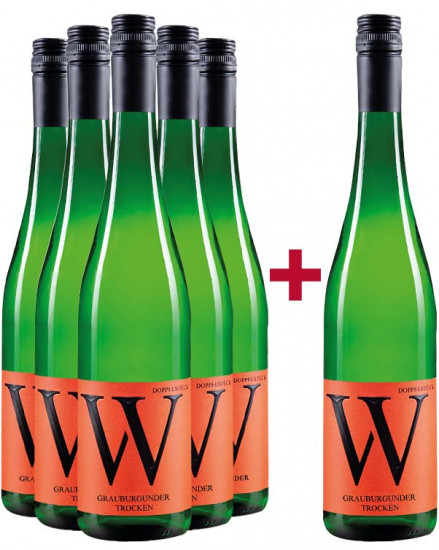 5+1 Paket Grauburgunder trocken - Weingut Wasem Doppelstück