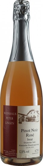Pinot Noir Rosé Sekt brut - Weingut Peter Lingen