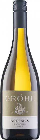 Secco weiß alkoholfrei - Weingut Eckehart und Johannes Gröhl