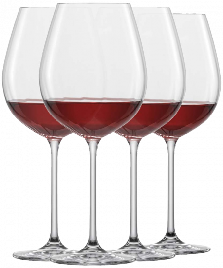 4er Set Zwiesel Glas Prizma Rotweinglas