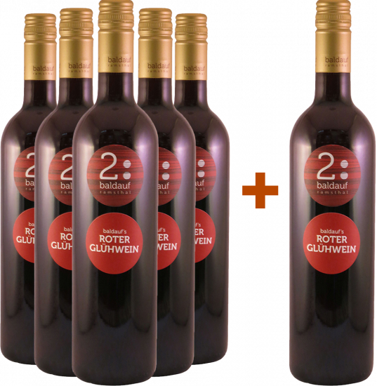 5+1 PAKET GLÜHWEIN ROT - Weingut Baldauf