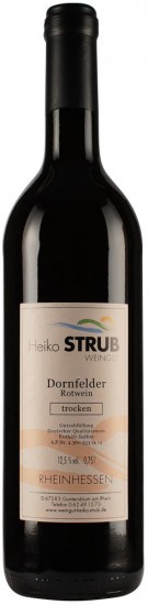 2013 Dornfelder Rotwein trocken - Weingut Heiko Strub