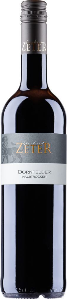 Leonhard Zeter 2021 Dornfelder Rotwein halbtrocken