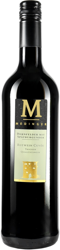 Medinger 2018 Dornfelder mit Spätburgunder Rotwein Cuvée trocken