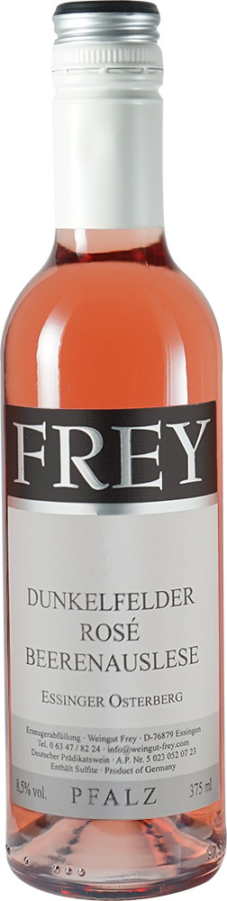 Frey 2022 Dunkelfelder Rosé Beerenauslese edelsüß 0,375 L