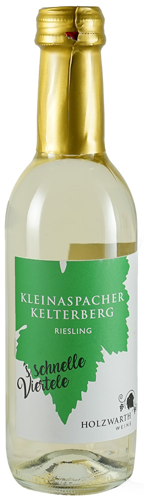 Holzwarth-Weine 2021 Riesling Mini halbtrocken 0,25 L