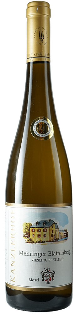 Kanzlerhof 2020 Mehringer Blattenberg Riesling Spätlese Goldkapsel lieblich