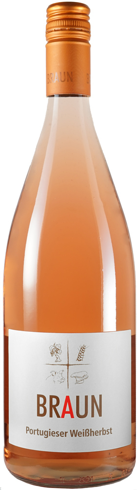 2024 Portugieser Weißherbst halbtrocken 1,0 L - Weingut Armin Braun
