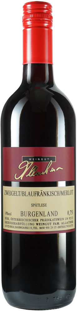 Allacher 2021 Zweigelt / Blaufränkisch / Merlot süß