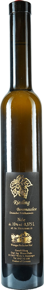 Badischer Hof 2018 Riesling Beerenauslese edelsüß