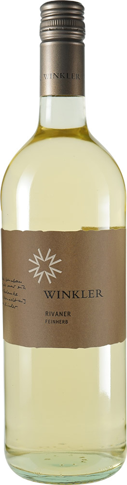 Winkler GbR 2021 RIVANER ECHT feinherb 1,0 L