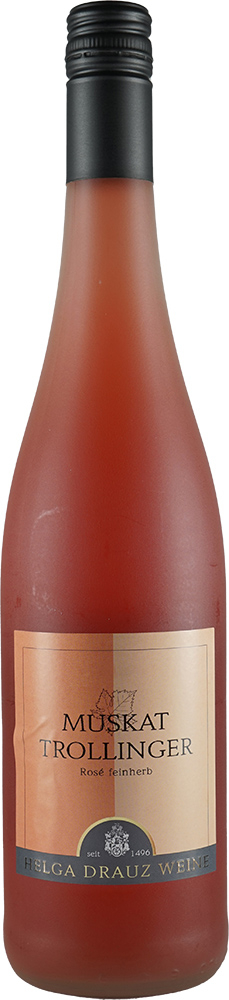 Helga Drauz 2021 Muskattrollinger Rosé feinherb