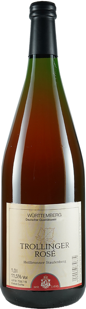 Helga Drauz 2020 Trollinger Rosé halbtrocken 1,0 L