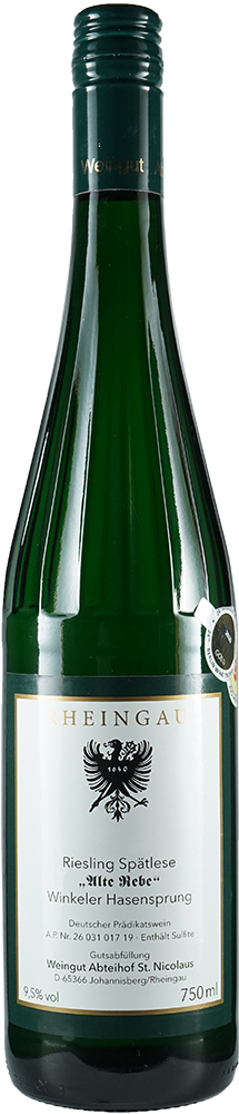 Abteihof St. Nicolaus 2019 Winkeler Hasensprung Riesling Spätlese edelsüß