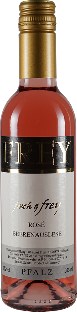 Frey 2018 frech & frey Beerenauslese Rosé edelsüß 0,375 L