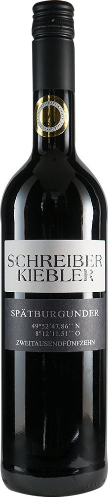 Schreiber-Kiebler 2019 Spätburgunder49°52´47.86´´N 8°12´11.51´´ O trocken