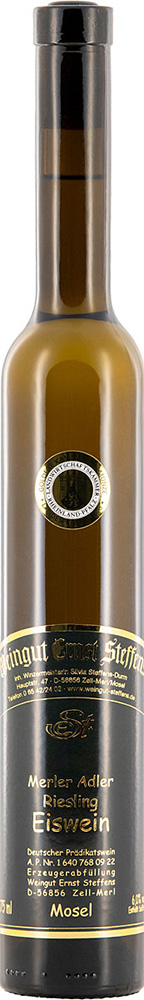 Ernst Steffens 2022 Merler Adler Riesling Eiswein Sonderflasche edelsüß 0,375 L