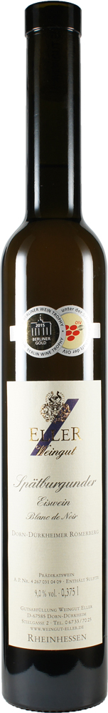 2016 Spätburgunder Eiswein edelsüß 0,375 L - Weingut Eller