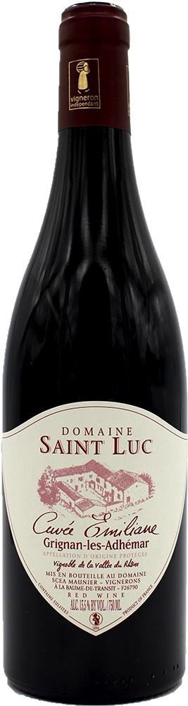 Saint Luc 2019 Cuvée "Emiliane" - Grignan les Adhémar trocken