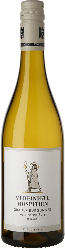 2021 Grauburgunder vom roten Fels VDP.Gutswein trocken - Vereinigte Hospitien