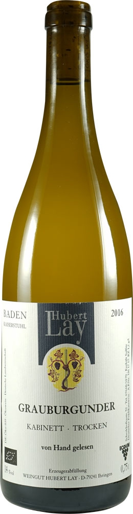 2024 Grauer Burgunder Gutswein trocken Bio - BIO Weingut Lay