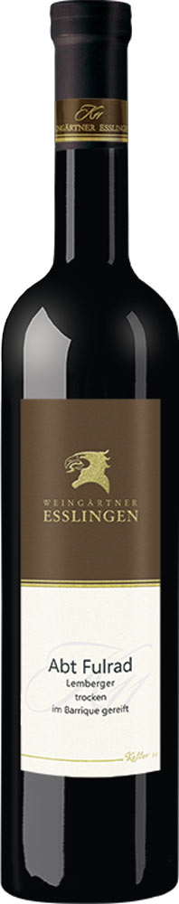 Weingärtner Esslingen 2015 Abt Fulrad Lemberger Keller 11 im Barrique gereift trocken