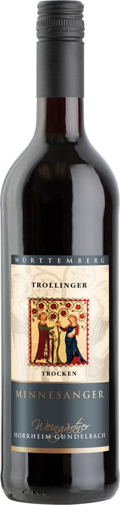 Horrheim-Gündelbach 2018 Trollinger Premium, Minnesänger trocken