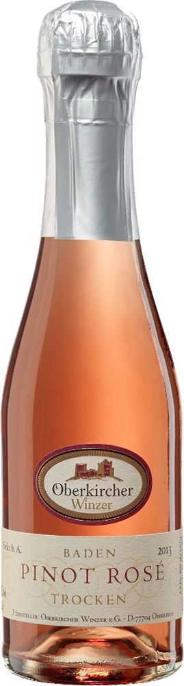 Oberkircher Winzer 2021 Pinot rosé Sekt – PICCOLO trocken 0,2 L