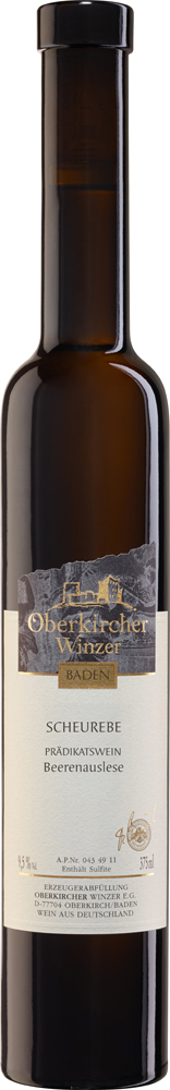 Oberkircher Winzer 2015 Scheurebe Beerenauslese edelsüß 0,375 L