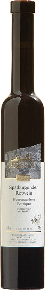 Oberkircher Winzer 2015 Spätburgunder Rotwein Barrique Beerenauslese edelsüß 0,375 L